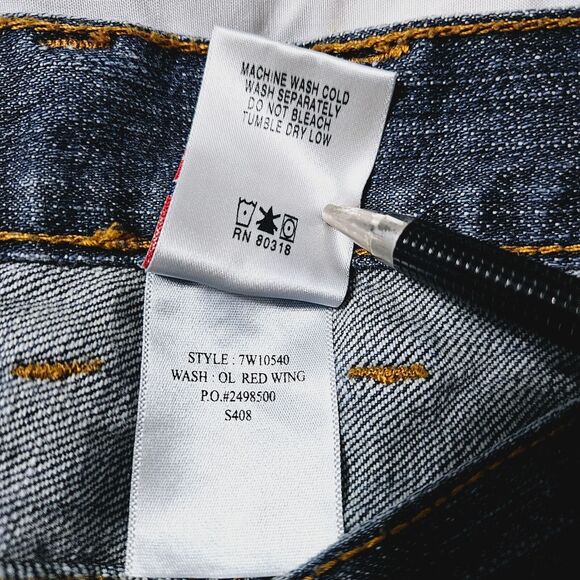 Lucky Brand Womens Dungarees Jeans Blue Size 33 Cotton Blend Classic Fit Stretch - Picture 7 of 11